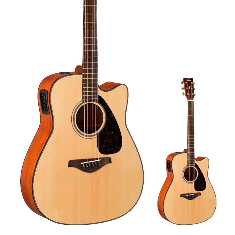 Violão Yamaha Eletroacústico Aço FGX800C/02 Natural FGX-800